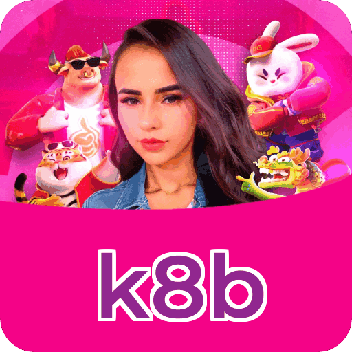 Fluxo de download do app k8b — referência visual